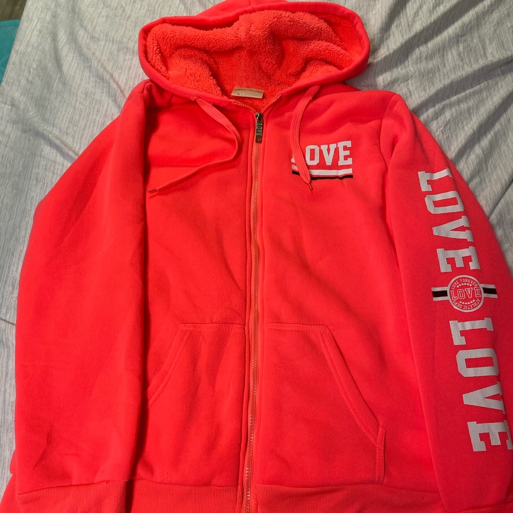 zipped hoodie 3x